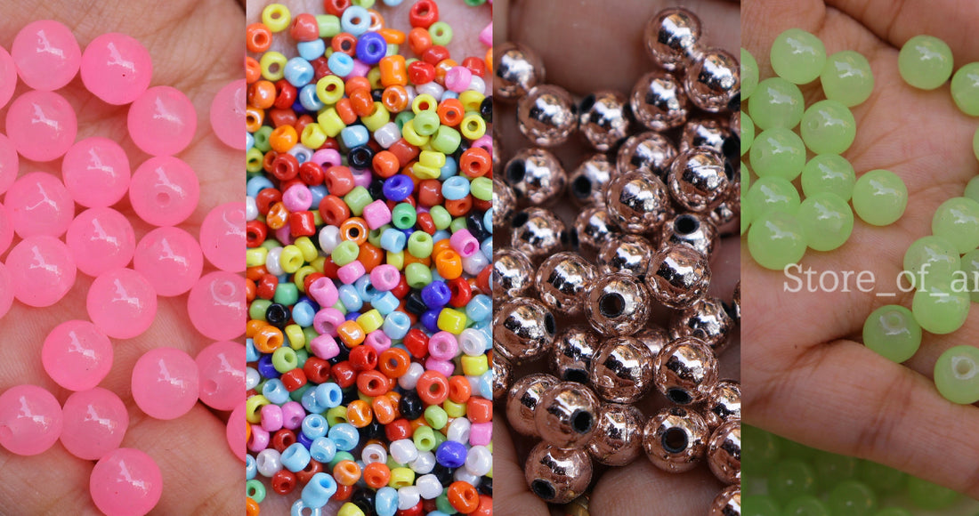 What are glass beads?
