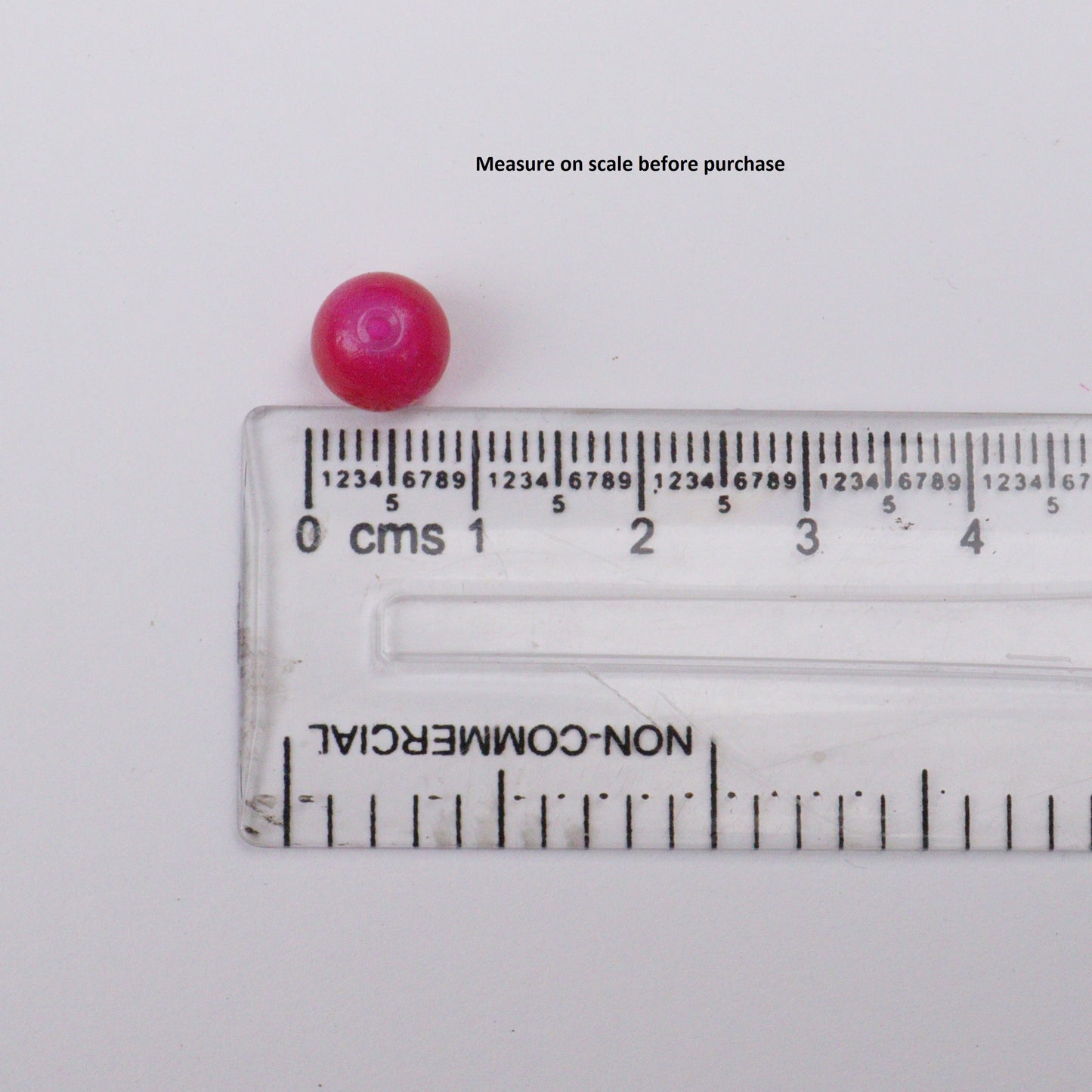 Glass beads of 8mm Light Green and Dark Pink beads combo for jewelry making, Each pack contains 100pcs (Total 200pcs)