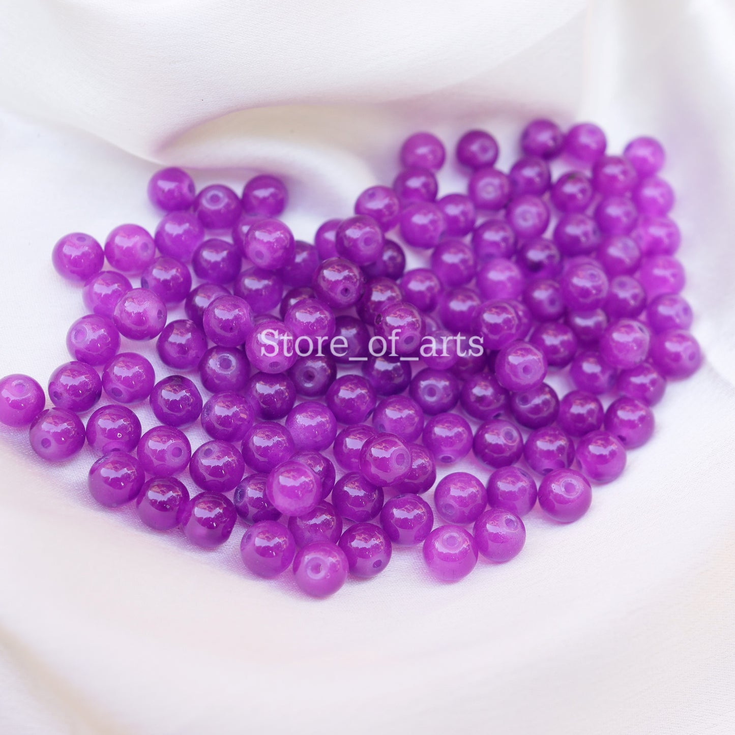 1,000 8mm Black Glass Beads for Multi-Purpose Crafting