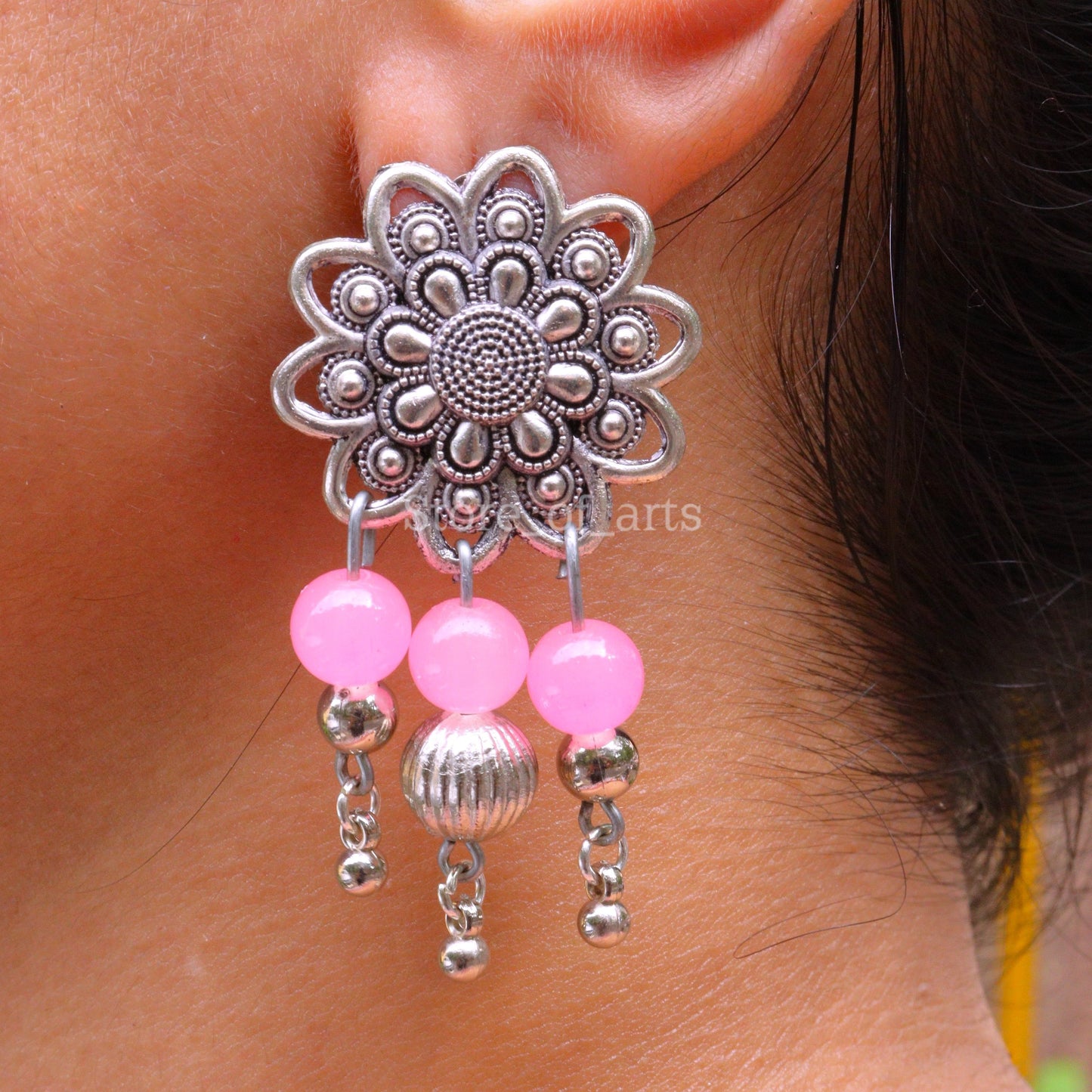Beautiful Peacock Necklace set with earrings for women