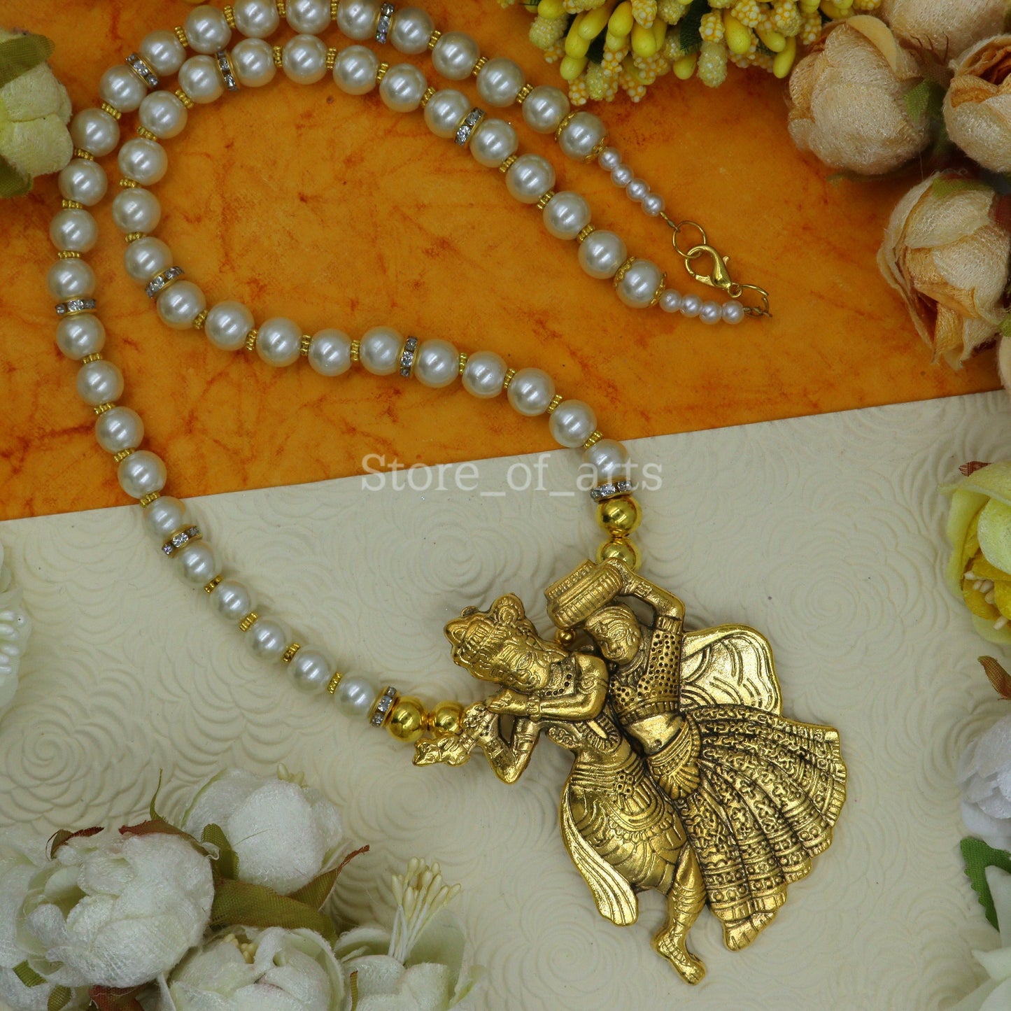 Beautiful Radha Krishna Necklace set for women