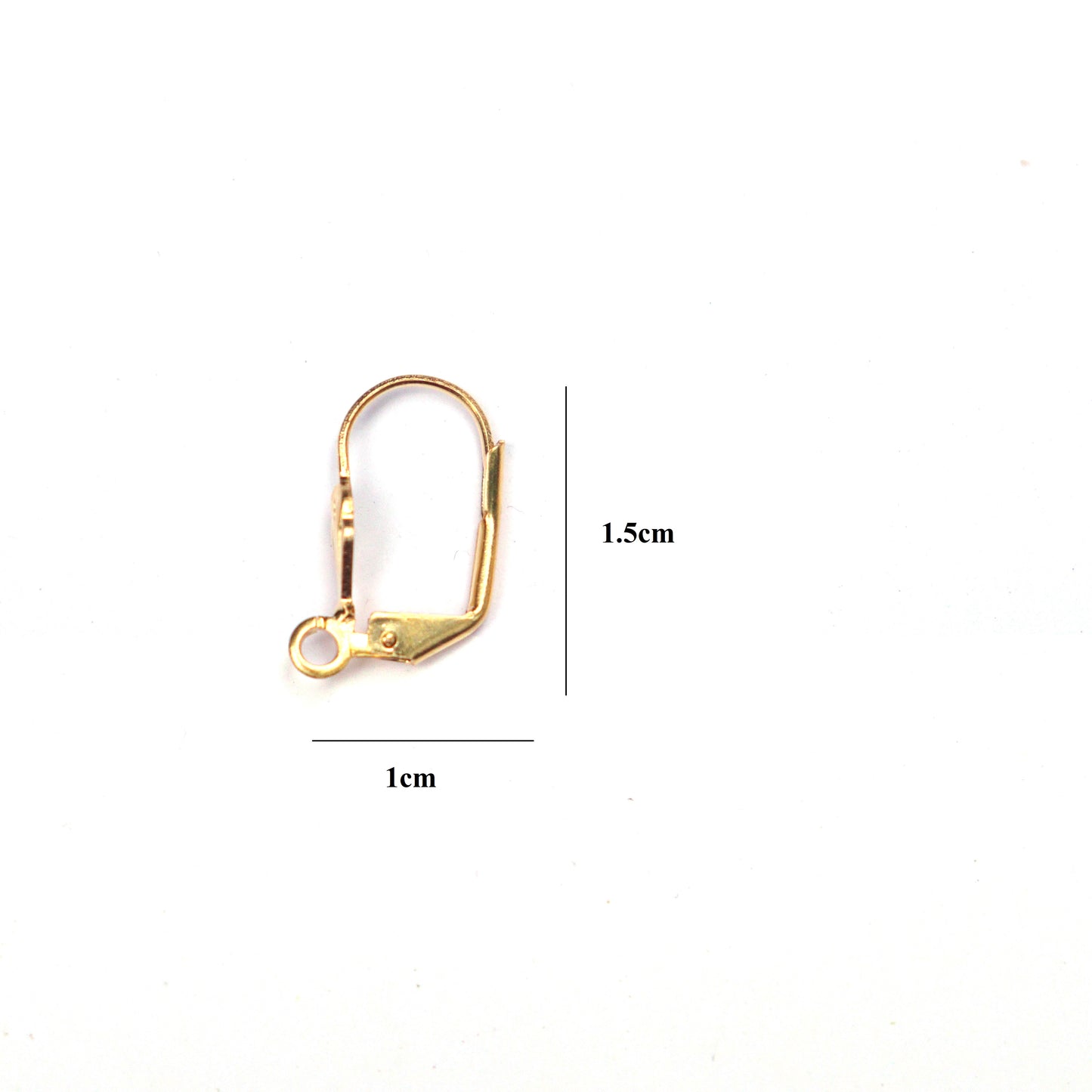 Good quality Golden hooks for jewelry making/earrings hooks, 20 pair(40pcs)