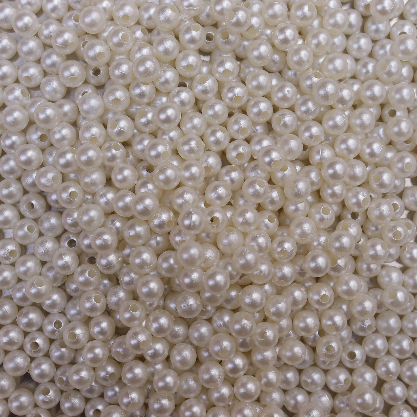 Pearl beads of 6mm for jewelry making, Embroidery work, DIY craft / Pack include 1000pcs