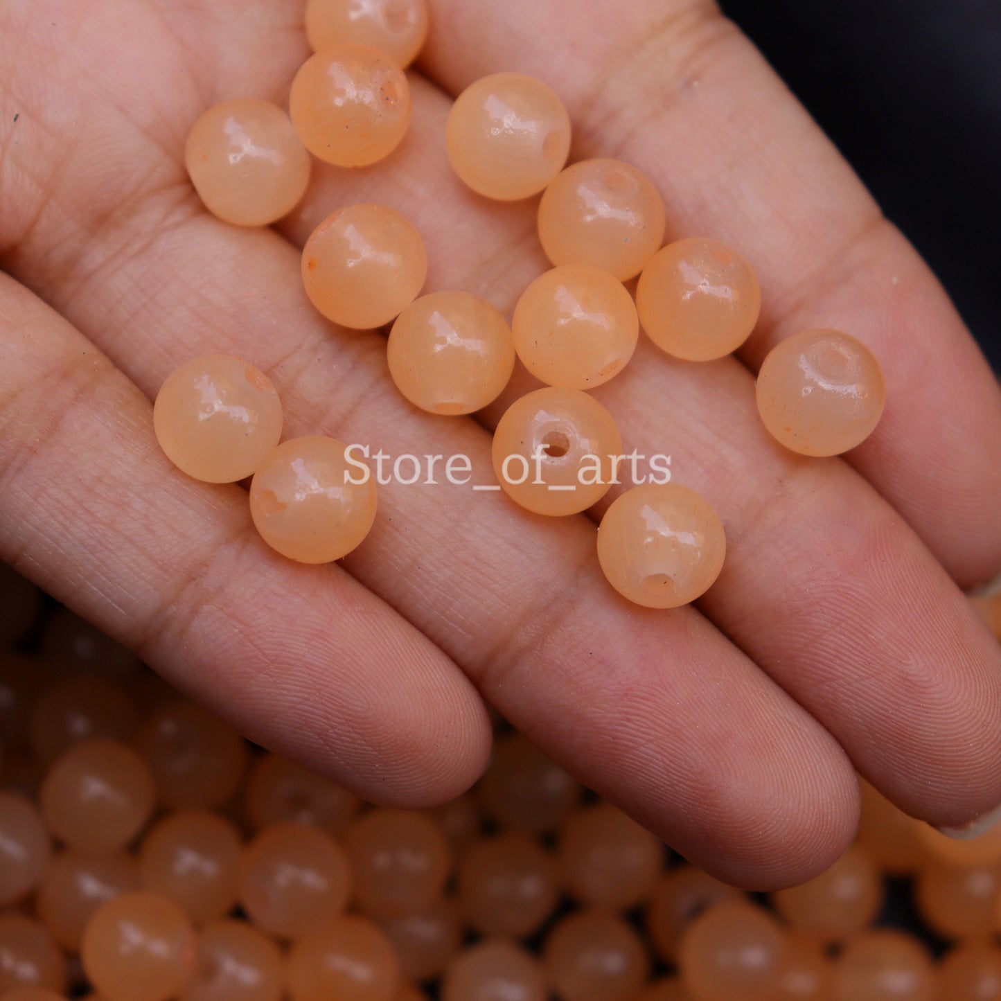 Glass Beads of 8mm for jewelry making, DIY craft and many more.