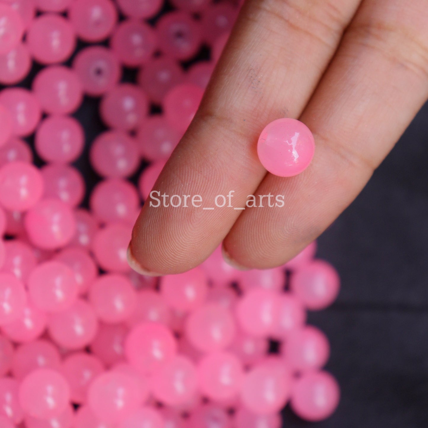 Glass Beads of 8mm for jewelry making, DIY craft and many more.