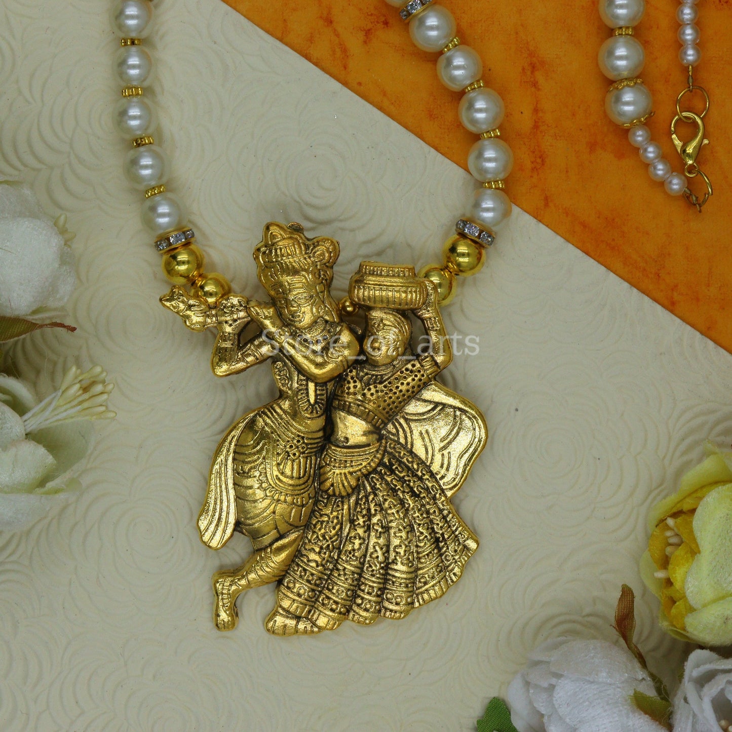 Beautiful Radha Krishna Necklace set for women