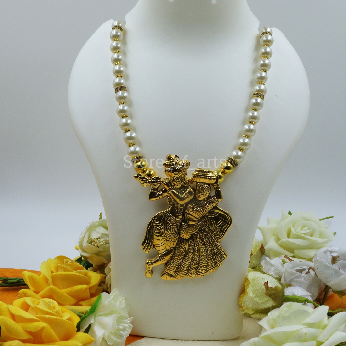 Beautiful Radha Krishna Necklace set for women