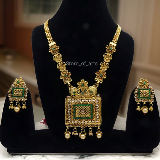 Divine Temple Necklace Set for Her