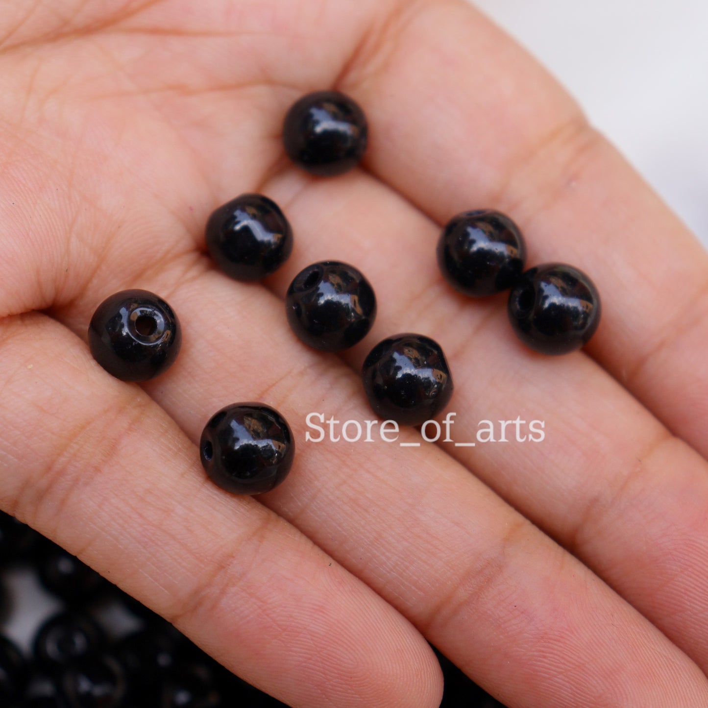 Glass Beads of 8mm for jewelry making, DIY craft and many more.